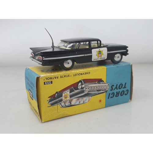 284 - A boxed Corgi Toys No.223 Chevrolet State Patrol