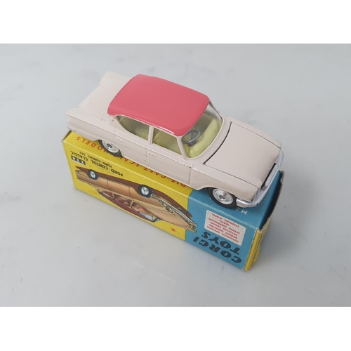 287 - A boxed Corgi Toys No.234 cream and pink Ford Consul Classic