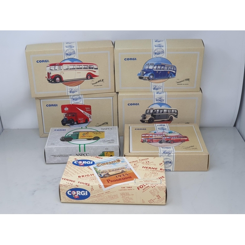 292 - Fifteen boxed Corgi Models including Corsair, Commercial Vehicles and Coaches