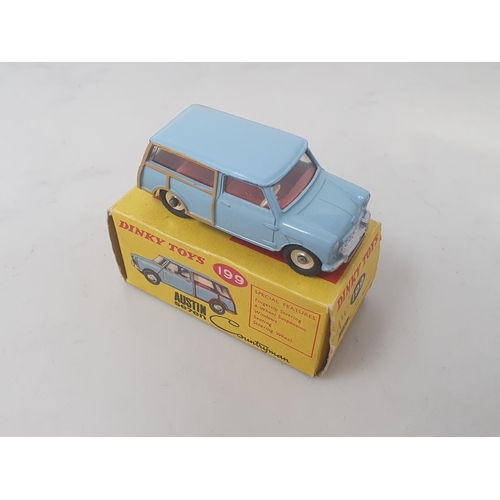 298 - A boxed Dinky Toys No.199 blue Austin Seven Countryman