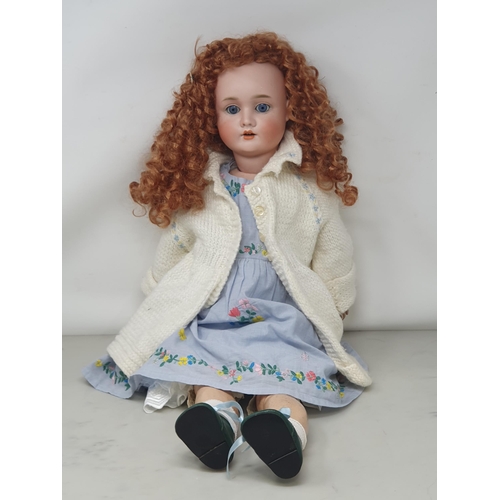 333 - A Viola bisque headed Doll, 25in