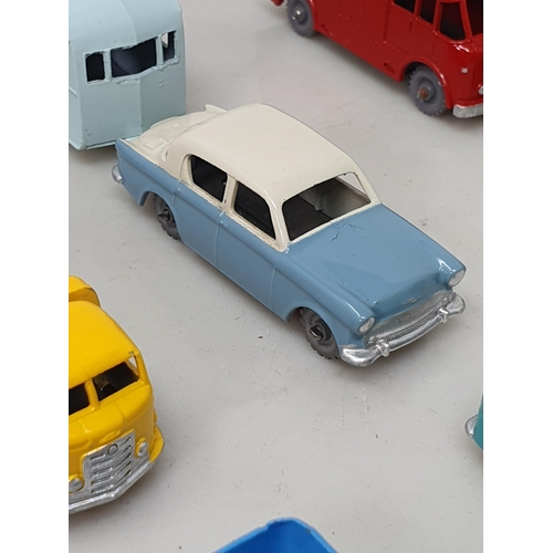 375 - Nine Lesney Matchbox early issue Models including Hillman Minx, Morris Pick-up, Thames Estate Car, e... 