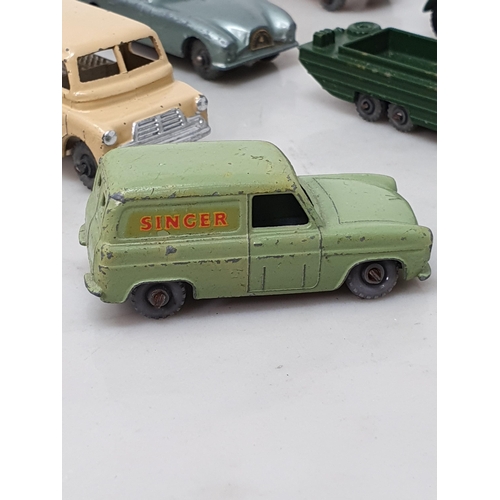 376 - Sixteen Lesney Matchbox early issue Models including Ford Station Wagon, Jaguar 3.4 litre, Astone Ma... 