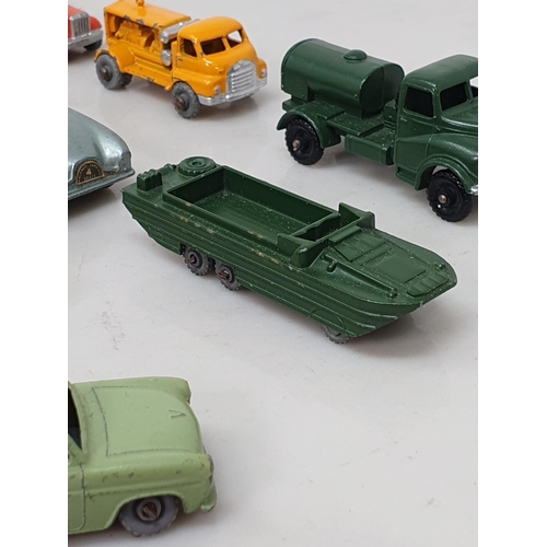 376 - Sixteen Lesney Matchbox early issue Models including Ford Station Wagon, Jaguar 3.4 litre, Astone Ma... 