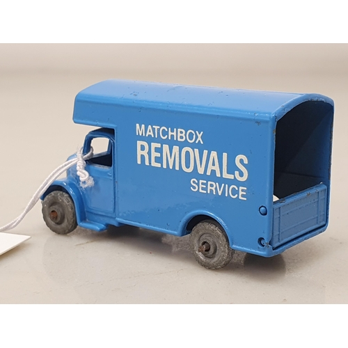 378 - A Lesney Matchbox No.17 blue Removals Van