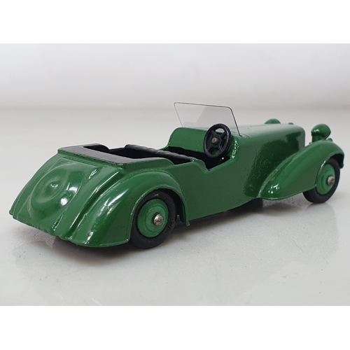 391 - A Dinky Toys 38d green Alvis with green hubs