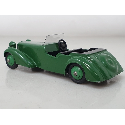 391 - A Dinky Toys 38d green Alvis with green hubs