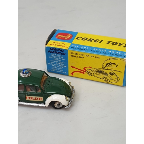 399 - A boxed Corgi Toys No.492 Volkswagen European Police Car