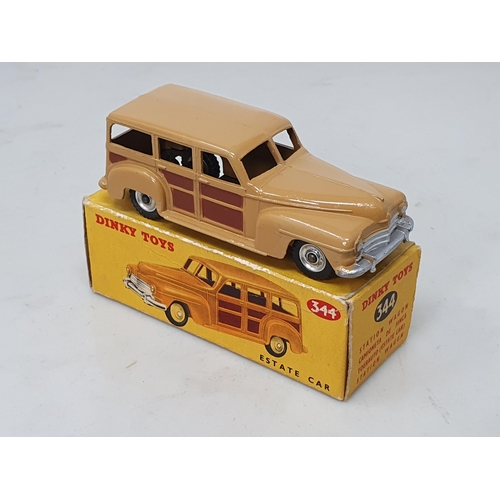 416 - A scarce boxed Dinky Toys No.344 Estate Car with spun hubs