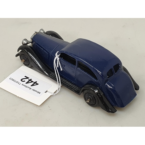 442 - A Dinky Toys 30b violet blue Rolls Royce