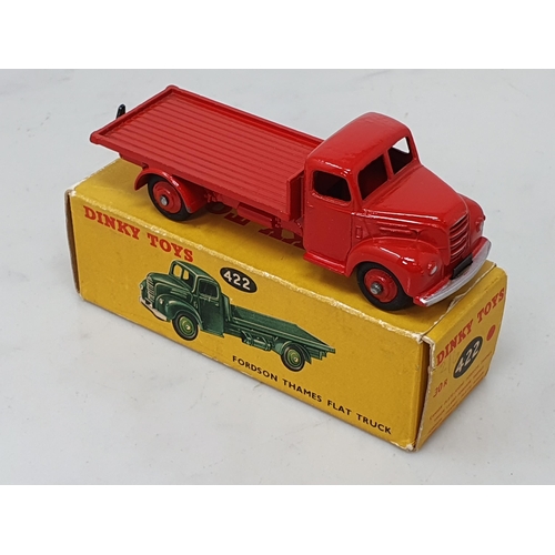 446 - A boxed Dinky Toys No.422 red Fordson Thames Flat Truck