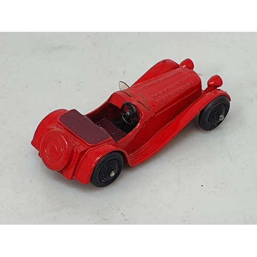 448 - A Dinky Toys 38f red Jaguar SS