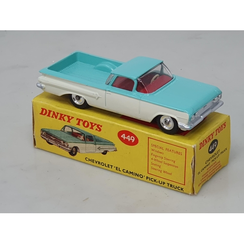 452 - A boxed Dinky Toys No.449 Chevrolet El Camino Pick-up Truck