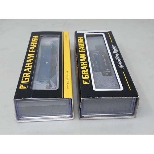 456 - A boxed Graham Farish N gauge Class 25 diesel Locomotive and a boxed Class 08 diesel Shunter