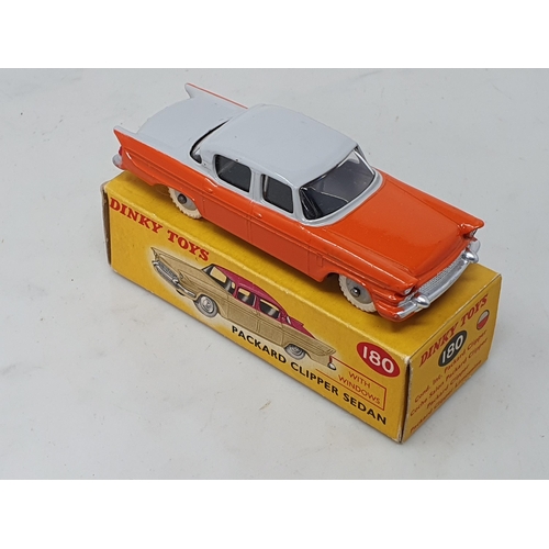 485 - A boxed Dinky Toys No.180 grey and orange Packard Clipper Sedan