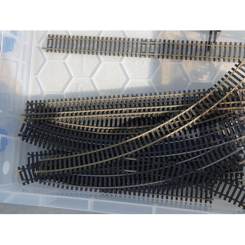 491 - Eight Peco 00 gauge Set Track ST-240/241 Points, various Set Track Straights, Curves and Flexicurve ... 