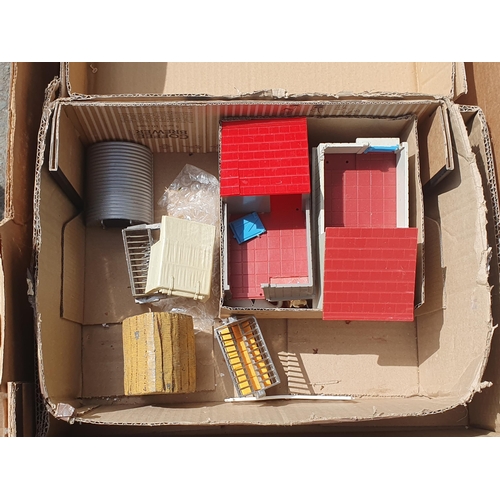 569 - A Scheffler's Tractor Construction Kit and a box of modern diecast Models