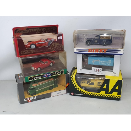 576 - Two boxes of boxed Vanguard, Atlas Editions, Solido and other diecast Models