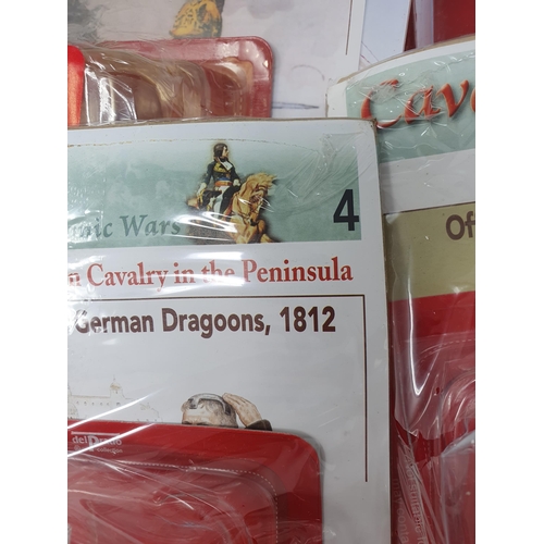 582 - Twenty four mainly packaged Del Prado Cavalry of the Napoleonic Wars Figures