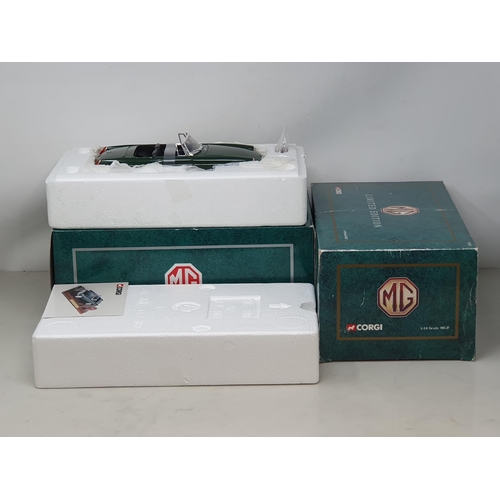 586 - A boxed Corgi Limited Edition 1:18 scale MGB and an MGF