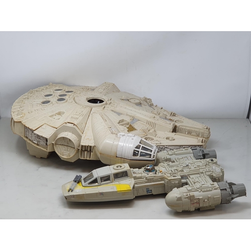 594 - A Star Wars Millennium Falcon and a Y-Wing