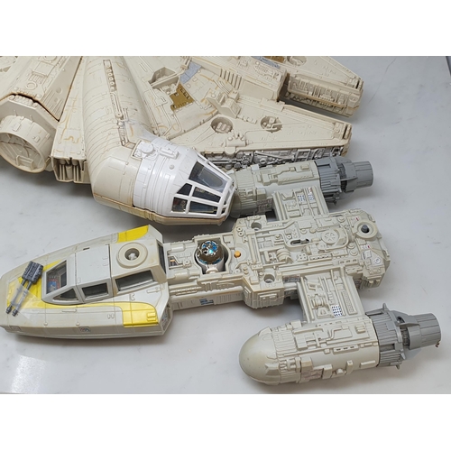 594 - A Star Wars Millennium Falcon and a Y-Wing