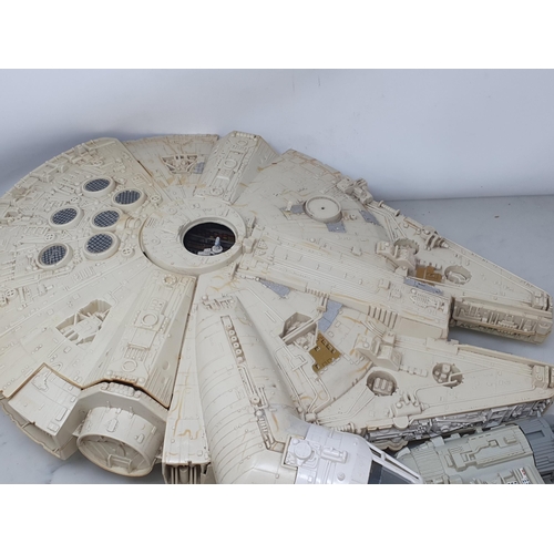 594 - A Star Wars Millennium Falcon and a Y-Wing