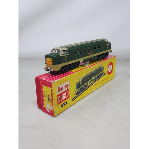 78 - Hornby Dublo 2234 Deltic diesel Locomotive 'Crepello', boxed with instructions