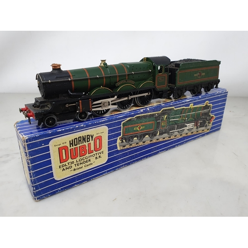 83 - Hornby Dublo EDLT20 'Bristol Castle' Locomotive, boxed with instruction