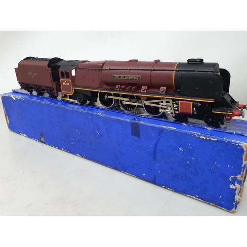 91 - Hornby Dublo 3226 'City of Liverpool' Locomotive, boxed (box lid damaged)