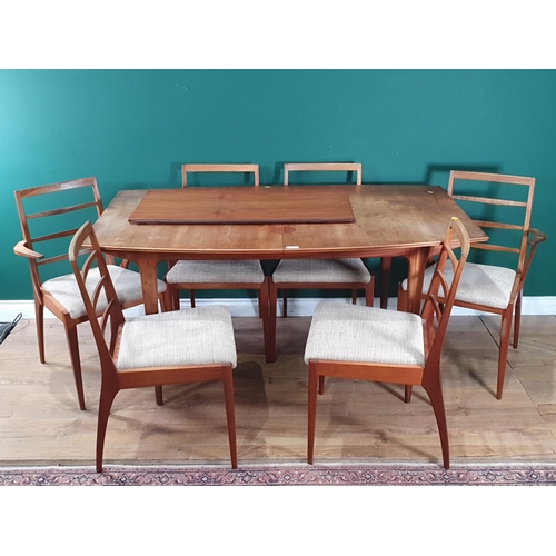 488 - A 'Mackintosh' Mid Century Extending Dining Table, 2ft 5'High x 6ft 7'Long extended x 3ft Wide, and ... 