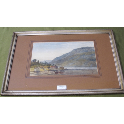 421 - FOLLOWER OF CORNELIUS PEARSON. Llyn Padarn and Llyn Peris, Llanberis,, North Wales, watercolour, 8 x... 