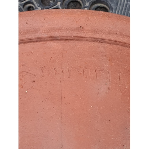 223 - A quantity of terracotta Flower Pots and Stands, some marked Sankey and Bullwell