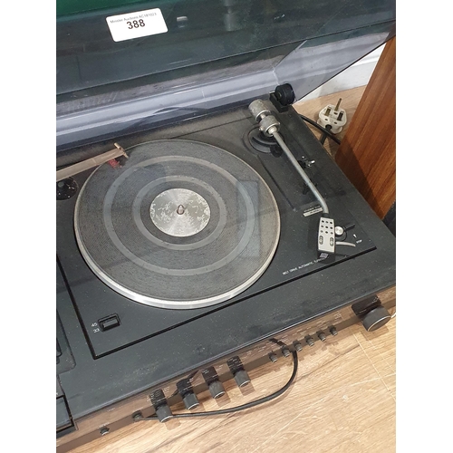 388 - A National Panasonic SG-1090L Belt Drive Automatic Turntable, a pair of National Panasonic Speakers,... 