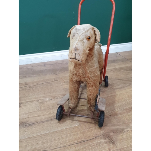 43 - A Triang push-along Dog 2ft H x 1ft 9in L (R2)