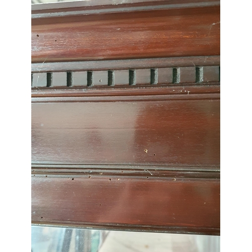 48 - A Georgian style mahogany and astragal glazed Display Cabinet raised on square supports (A/F some wo... 