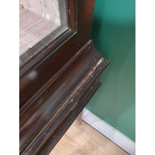 48 - A Georgian style mahogany and astragal glazed Display Cabinet raised on square supports (A/F some wo... 