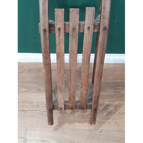 49 - An ash Toboggan 4ft L (R4)