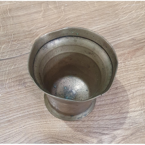 548 - A silver plated Tray and a Mortar