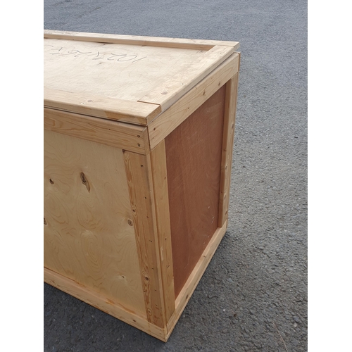 611 - A large wooden Packing Crate