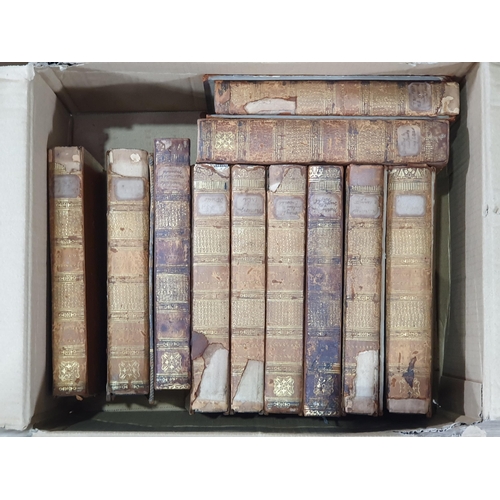 695 - Five Boxes of Books including George Eliot, Study of Provincial Life, Shakespeare,,Izaak Walton, The... 