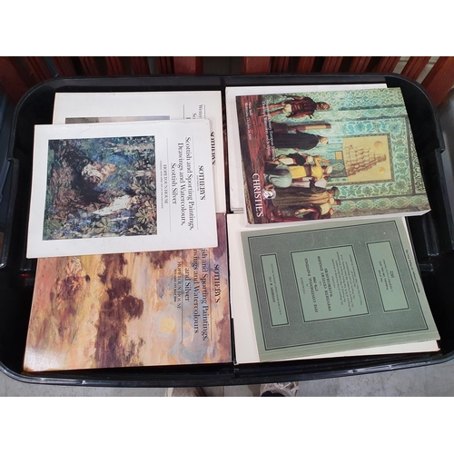 531 - Two boxes of Christies and Sotheby's Catalogues (R2)