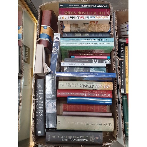 455 - Four boxes of Books, various subjects to include Military, Art, History amongst others