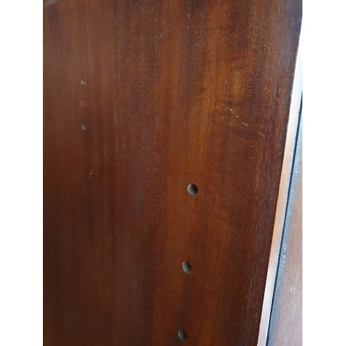 36 - A Victorian mahogany Wardrobe fitted pair of cupboard doors on plinth base 6ft 6in H x 3ft 6in W (R1... 