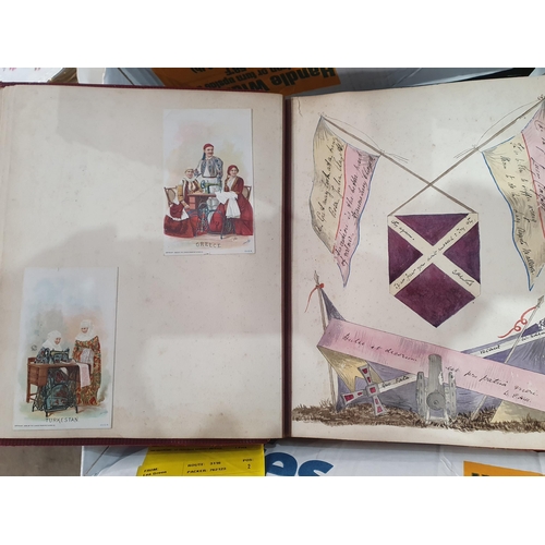 312 - A Victorian Scrap Album, a Photo Album and other Ephemera (R5)