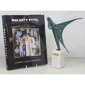 WALENTY PYTEL. A painted steel Sculpture of an abstract Swallow ...