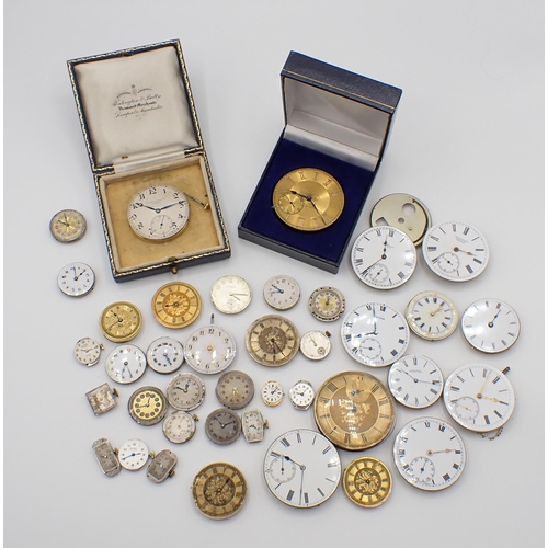 156 - A collection of Pocket Watch Movements