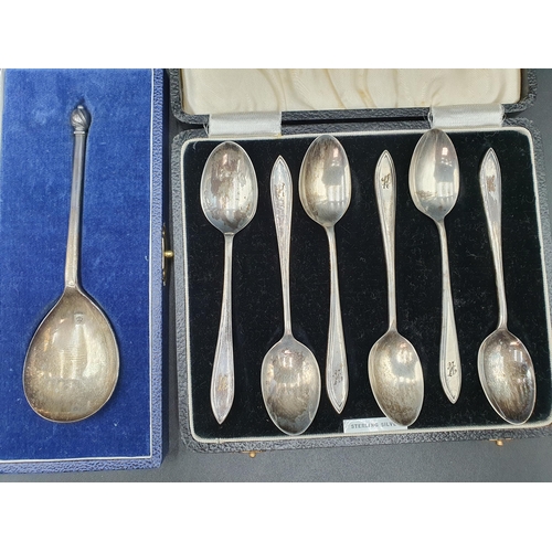 133 - An Elizabeth II silver Commemorative Spoon with spiral knop finial, London 1970, maker: Craftsman of... 