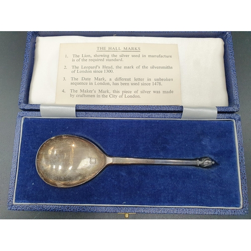 133 - An Elizabeth II silver Commemorative Spoon with spiral knop finial, London 1970, maker: Craftsman of... 