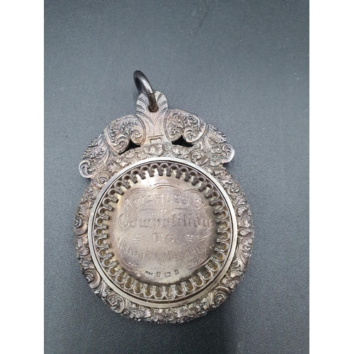 255 - An Edward VII silver Medallion with Arbroath High School Presentation Inscription, Birmingham 1903, ... 